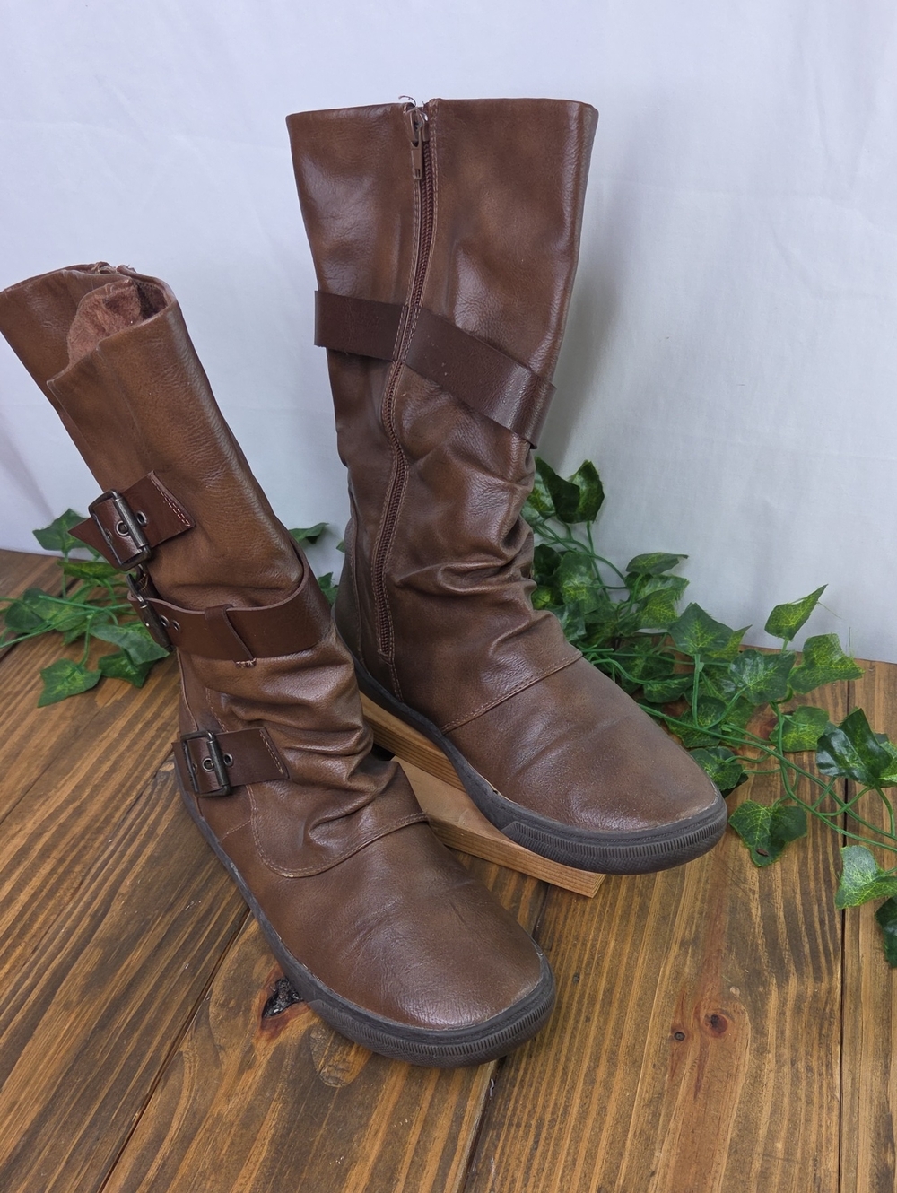 Blowfish Brown Boots. Size 8.5